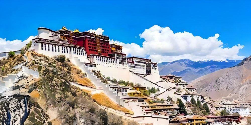 Tibet + Lhasa + Shigatse + Potala Palace + Yamdrok Yumtso + Karola Glacier + Tashilhunpo Monastery