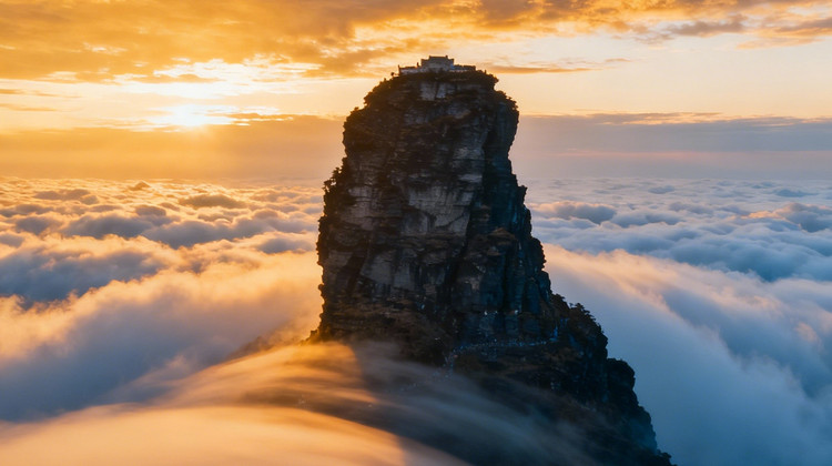 China + Guizhou + Huangguoshu Waterfall + Libo Xiaoqikong Scenic Area + Xijiang Qianhu Miao Village + Zhenyuan Ancient Town + Mount Fanjing