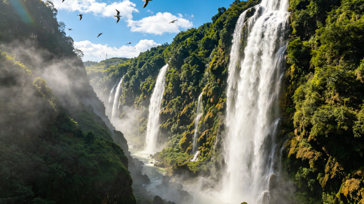 • China + Guizhou + Huangguoshu Waterfall + Libo + Xijiang Qianhu Miao Village + Wanfenglin Scenic Area + Xingyi